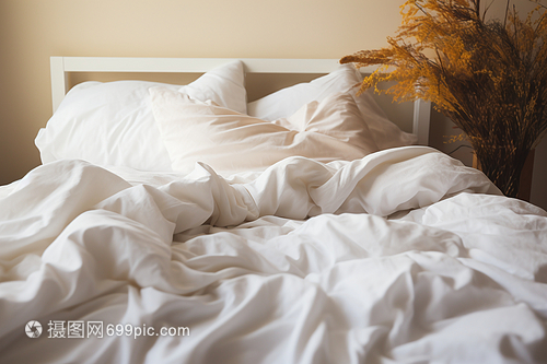 舒適與堅(jiān)固的交響 白色床品與五金交電的現(xiàn)代家居哲學(xué)